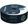 MediaRange MR403 Confezione Dvd-R, Argento