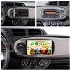 VECHTEL Autoradio Linux 9'' per Toyota Yaris 2012-2017 (Petit Écran/Bouton Clim Anneau Argenté), Wireless CarPlay Android Auto, IPS Touchscreen/Vi-Link/Bluetooth/Radio FM/RDS/DSP/Telecamera Posteriore