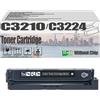Generico Cartuccia toner C3210 C3224 (senza chip) compatibile con le cartucce toner lexmark mc3224 Stampante C3224 MC3426 for toner C3210K0 C3210C0 C3210M0 C3210Y0