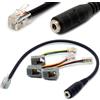 HTGuoji 4P4C RJ9 / RJ10 a 3.5mm Femmina auricolare cavo adattatore Stereo Converter Telefono cavo per i telefoni iPhone IP di Cisco 7931G 7940 7941 7942 MX10 Vista Modular 30 CM