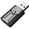Viojrlly USB Bluetooth 5.0 Adattatore, 2 in 1 Ricevitore Bluetooth Trasmettitore, Mini Adattatore Wireless Audio Portatile per TV/PC/Cuffie/Autoradio/Stereo/Sistema Audio Domestico