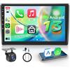 Hodozzy 【4+64G】Hodozzy Carplay Autoradio per Citroen C5 2008-2017, 10 Pollici Touchcreen Stereo Auto Bluetooth con Android Auto/EQ/Navi/Wifi/RDS/USB/SWC