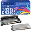 Tito-Express EcoSerie Toner TN2120 e tamburo DR2100 compatibili con Brother MFC-7320 MFC-7320W MFC-7340 MFC-7440N MFC-7440W MFC-7840W DCP-7030 DCP-7040 DCP-7045N HL-2140 HL-2150N HL-2170 HL-2170 HL-2170 HL-2100. 170W HL