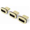 IVIVTOR Adattatore Magnetico USB C - 3 Pezzi 40 Gbps Trasferimento Dati - Tipo C Magnetico Connettore Per Laptop Tablet Telefono