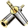 MOSWAG Adattatore Jack Stereo da 6.35 mm a 3.5 mm