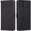 RankOne Cover per OPPO Find X3 Pro (6.7 Inches), Custodia Flip Pelle Portafoglio, Magnetica Libro Bumper Cover Case - Nero