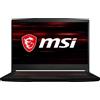 MSI GF63 - Laptop da gioco sottile, 15,6 pollici, FHD 144Hz, Intel i5-11400H, RTX 3050, 16 GB RAM, SSD NVMe, Windows 11, alluminio nero