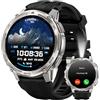 KOSPET Tank T4C Smartwatch Uomo Rugged con Torcia Integrata, 5 ATM & IP69K