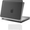 TECOOL Cover per MacBook Neo 13 Pollici A3404 2026, Nero satinato | Custodia Rigida Ultrasottile, Design Snap-On, Senza Foro Logo, Finitura Satinata, UE Copritastiera in TPU