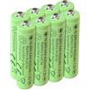 SPMST Batterie ricaricabili AAA, 600 mAh, 1,2 V, NiMH, triple A (8 pezzi)