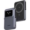 UGREEN Uno Power Bank Magnetico 10000mAh, Caricatore Portatile PD 20W con Cavo USB C, Display e Supporto, Compatibile con iPhone 17 Pro Max Air/16/15/14/13/12 Mini Plus Pro Max(Nero)