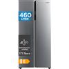 COMFEE' 460L Frigorifero Americano Side by Side, No Frost, RCS609IX2 | Compressore Inverter, Controllo Digitale, Display LED, Funzione SuperCool, Altezza 177,5 cm, Inox