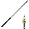Precision Defined Bastone Telescopico per Pulizia e Verniciatura, (46-91 cm), Manico Telescopico Universale per Rullo da Vernice, Asta Telescopica Filettata in Alluminio con Blocco di Sicurezza