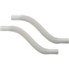 A2ZWORLD Accessori Per Tubo Rigido Passacavi, Raccordo, Manicotto, Giunto T, Clip Fissatubo, Made In Italy (2 pcs Raccordo Tubo a Tubo Curva Flessibile IP64, D20mm)