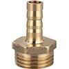 TopHomer 1 raccordo BSP per tubo flessibile in ottone, 6 mm/8 mm/10 mm/12 mm/16 mm/19 mm/25 mm, per tubo flessibile con filettatura esterna BSP