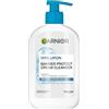 Garnier Hyaluron Barrier Protect Cream Cleanser: pulizia delicata del viso con acido ialuronico, aloe vera e glicerina senza secchezza, per una barriera cutanea protetta, adatto per pelli sensibili