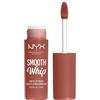 NYX Professional Makeup Rossetto Liquido, Tinta Labbra Matte, Tonalità Ultra-Vibranti, Con Burro di Karité e Burro di Cacao, Smooth Whip, Tonalità: Icing On Top