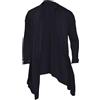Zanisouta Cardigan da uomo leggero per le mezze stagioni, cardigan lungo con tasche laterali, giacca lunga con cappuccio, comoda maglia camicia aperta davanti a maglia, maglione sottile