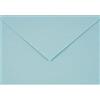 Netuno 25 buste lettera colorate blu chiaro formato C6 114 x 162 mm 115g Sirio Color Celeste buste per partecipazioni taglio a punta gommate