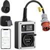 dé Wallbox Trifase 11kW 16A con App e Scheda RFID, Colonnina Ricarica Auto Elettrica, Stazione di Ricarica da 11kW, per ID.4 ID.5, Model Y, Model 3 e Altri EV e PHEV
