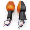 ZQINGQING Frecce Moto Indicatore luminoso indicatore di direzione Lampada adatta for HONDA CB400SF CB600 900 Adatta for HORNET RVT 1000R CBR 919 05-up 1300 Accessori moto 2 PZ(Amber)