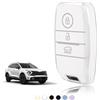 TOOMUME Cover Chiave Auto per Kia Sportage Picanto Ceed Stonic Rio Sorento | Silicone Morbido, Antiurto, Anticaduta, Antigraffio, Custodia Protettiva Chiave per Carens Niro Optima Venga Soul Proceed