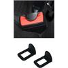 Generico Blocca Clip anti-bip Avviso Suono Cinture di Sicurezza Cintura Auto UltraSlim Silenzia Bip Cintura Sicurezza Auto - Compatibili e Sottili Blocca Cintura Auto Disattivare Avviso Sonoro (Pack 2 Clip)