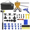 MENQANG Strumento di riparazione ammaccatura senza vernice, kit di riparazione ammaccatura corpo 46PCS con pistola per colla a martello, penna di riparazione per auto, frigorifero