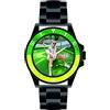 memories Orologio con foto personalizzato orologio con immagine 40 mm cinturino in acciaio inox Made in Germany, Nero , Bracciale