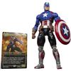 Marvel Hasbro Marvel Legends Series, Marvel Super Heroes, Magic: The Gathering, action figure di Captain America (Avengers: Il Crepuscolo) e carta con foil esclusiva