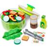 Melissa & Doug Insalatiera - Giocattolo in Legno con Accessori in Tessuto, Gioco Cucina Bambini, Gioco Educativo Montessori di Imitazione, Regalo per Bambini e Bambine, 3+ Anni