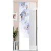 Gardinenbox Tende Box a Pannello Tenda Wild Effetto Seta e Voile Pannello, Poliestere, Orchidea Bianca, 245 x 45 cm, 2 unità