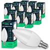 V-TAC 10x Lampadine LED Candela E14-4,5W - Lampadine di Nuova Generazione - 10 PEZZI - (Equivalenti a 40W) - 470 Lumen - Massima Efficienza e Risparmio Energetico - Luce Calda 3000K