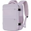Cmezevi Zaino da Viaggio 24L 40x30x20 cm - Bagaglio a Mano Cabina per Ryanair, EasyJet - Zaino Porta PC 15,6, Leggero - Viola