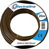 Electraline 10714 Piattina Divisibile 03VH-H, Sezione 2x0.75 mm, 20 mt, Oro