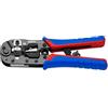 KNIPEX Crimpatrice per connettori tipo western RJ45 in blister, 97 51 13 SB