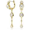 Swarovski Orecchini pendenti Imber, Taglio Round, Bianchi, Mix di finiture