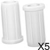 Confezione Da 2-6 Pezzi 2x Boccola Di Base In Nylon Bianco Per Piedistallo Di