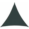 vidaXL Telo Ombra 2 x 2 x 2 m HDPE Triangolare Verde Scuro