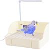 Generico Doccia di parrot di circolazione automatica 'acqua | Doccia da bagno per uccelli elettrici - Accessori per la doccia da bagno per uccelli disegni a spruzzo per amici, parrocchetti, pappagalli