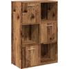 vidaXL Libreria Legno Antico 60,5x30x90 cm in Legno Multistrato