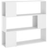 vidaXL Libreria/Divisorio Bianco 100x24x94 cm