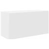 vidaXL Mobile da Bagno a Parete Bianco 60x25x30cm in Legno Multistrato