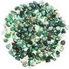YIYA Verde Pietra di Agata Ghiaia Pietra Gemma Quarzo Cristallo Naturale Usato per la Decorazione Domestica Vaso Riempito Piscina Piante in Vaso Decorazione (Circa 680 g/Borsa)