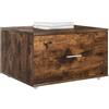 vidaXL Mobile con Cassetti 55 x 45 x 31 cm Rovere fumé
