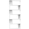 vidaXL Libreria/Divisorio Bianco 80x24x192 cm in Legno Ingegnerizzato