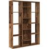 vidaXL Libreria/Divisorio Legno Vecchio 100x24x140 cm in Truciolato