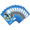 Landre 100050454 - Blocco in formato A4, 50 fogli a righe con margini sulla destra e sinistra e 4 fori laterali, rigatura 27, carta senza legno, 70 g/mq, 10 pz