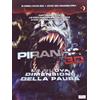 piranha 2d + 3d anaglyph 2 dvd horror italiano standard nuovo