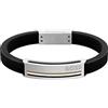 BOSS Jewelry Bracciale in Silicone da Uomo Collezione SARKIS A - 1580364M